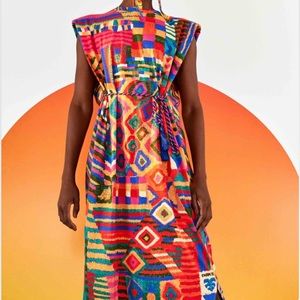 Farm rio summer patches dress